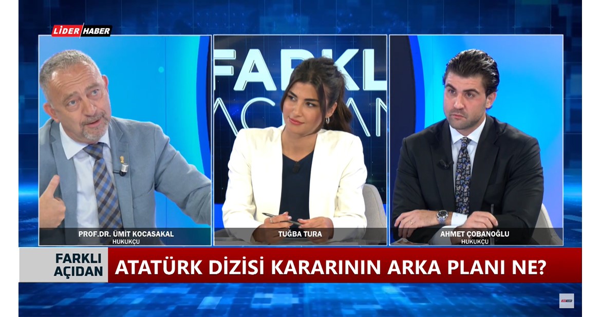 Av. Ahmet Çobanoğlu ve Prof. Dr. Ümit Kocasakal Lider Haber kanalında yayınlanan 'Farklı Açıdan' programında gündeme dair konuları konuştular.