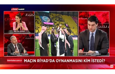 Av. Ahmet Çobanoğlu ve Prof. Dr. Ümit Kocasakal, Meltem Gürsoy moderatörlüğünde 'Farklı Açıdan' programında gündemi konuştular.