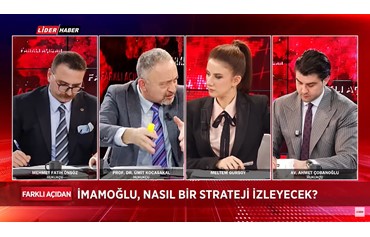 Av. Ahmet Çobanoğlu, Prof. Dr. Ümit Kocasakal ve Av. Mehmet Fatih Önsöz 'Farklı Açıdan' programında gündemi tartıştılar. (06.02.2024)